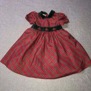 Little Bitty Dress Girls 4T Christmas Short Sleeve Petticoat Slip -Twirl  +FREE